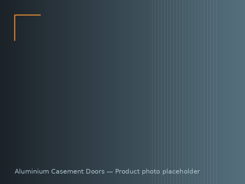 Aluminium casement doors by LOTUS ALUMINIUM